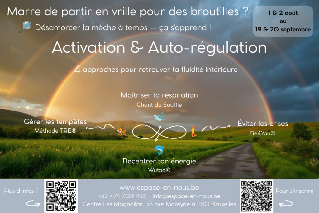 AfficheActivationAutorégulation2 Activation et Auto-régulation